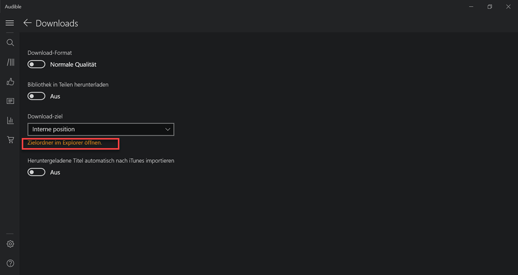 Komplettes TutorialWo speichert Audible die Hörbücher?