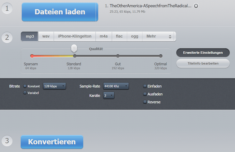 Online Audio Converter