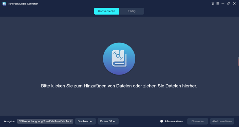 TuneFab Audible Converter starten