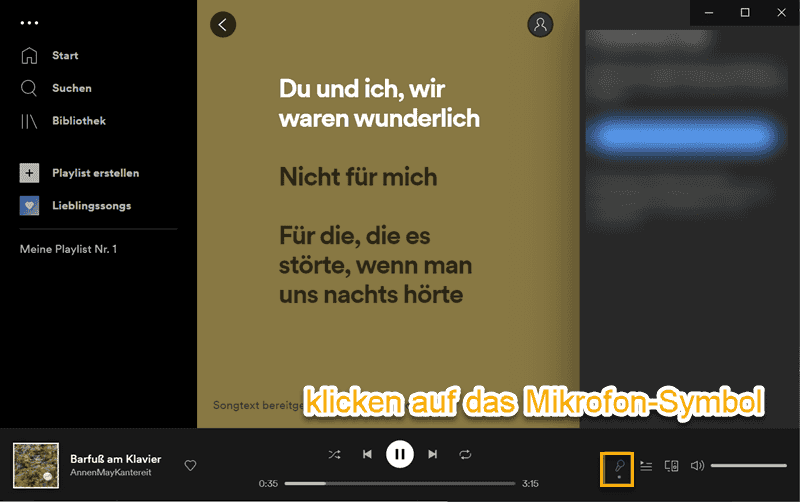 Spotify App Symbol Mikrofon