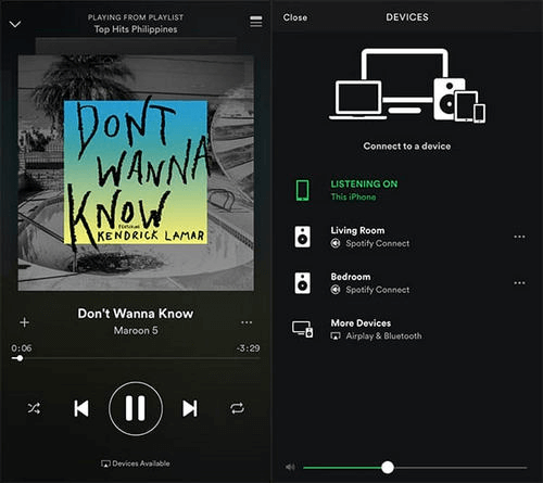 Spotify Connect mit Sonos