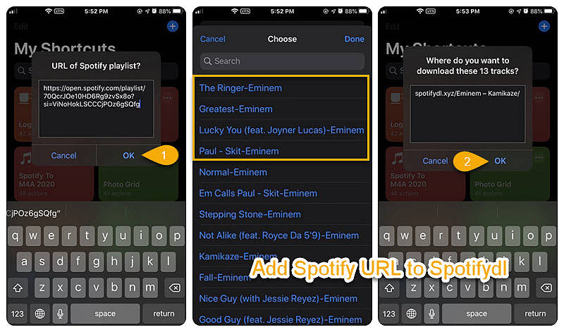 Spotify Musik rippen iOS