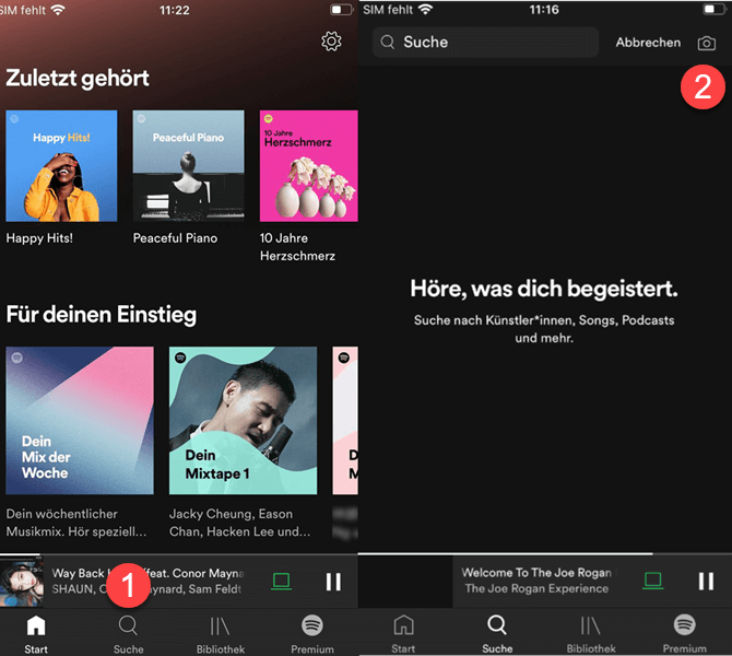 Spotify Strichcode scannen