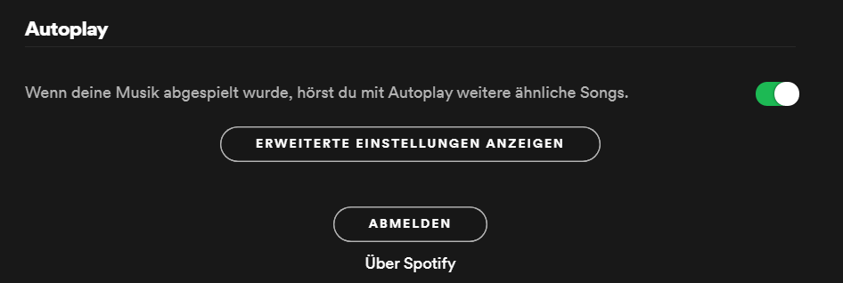 Win Spotify Autoplay deaktivieren