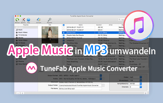 Apple Music Songs in MP3 speichern