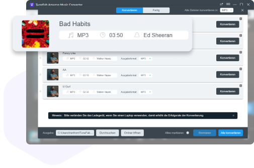 Retain ID3 Metadata to of Amazon Music