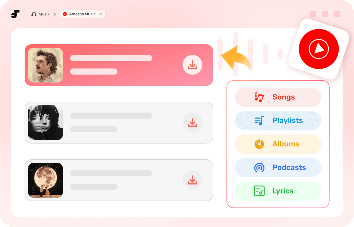 Alle Musik auf YouTube Music downloaden