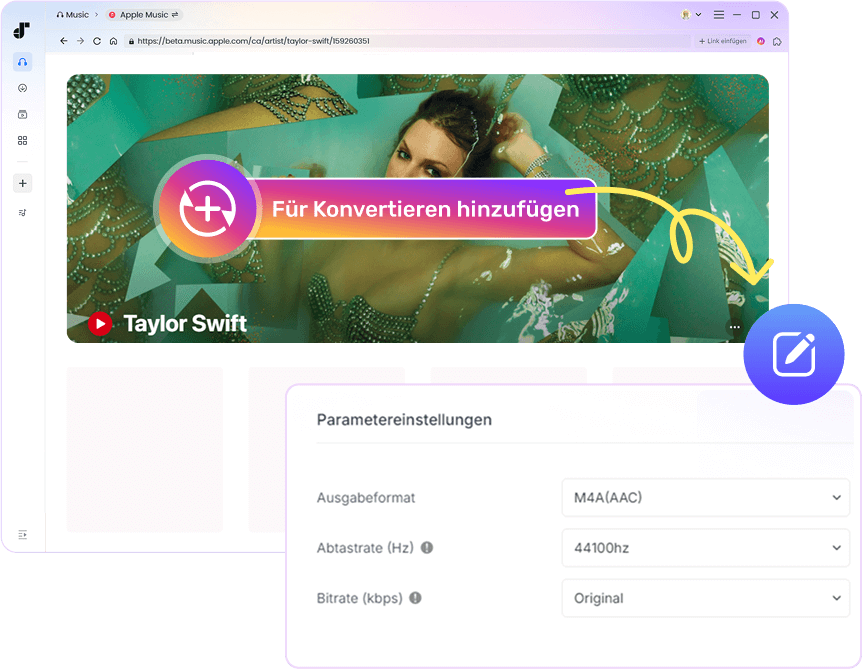 Apple Music Converter mit integrierter Webplayer
