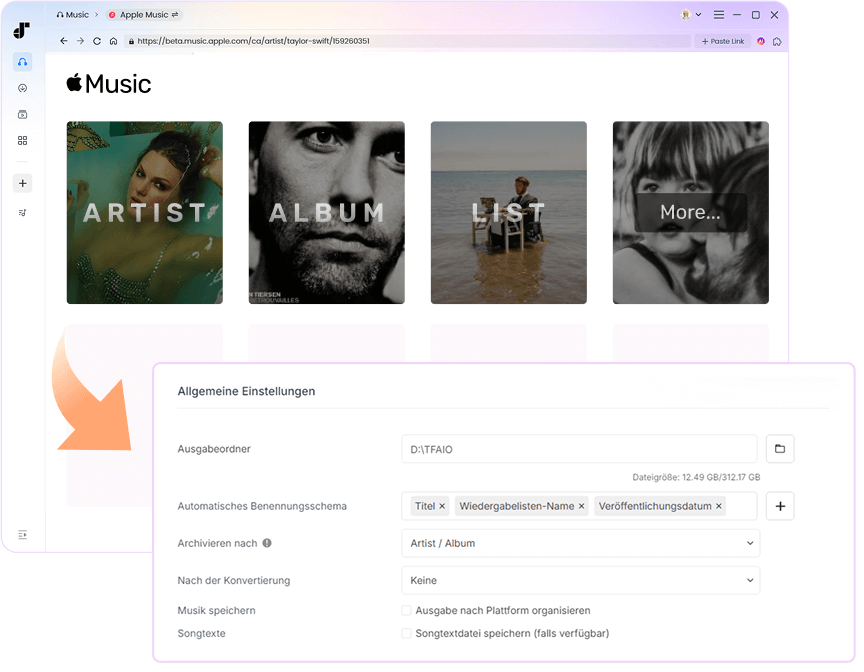 Apple Music-Titel automatisch sortieren