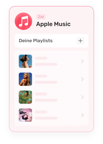 Apple Music als Ziel