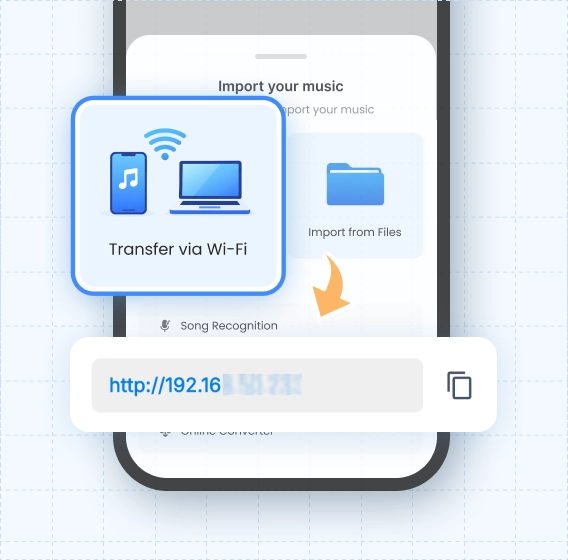 Open Transfer via WiFi 
