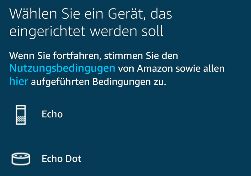 Alexa mit Echo verbinden