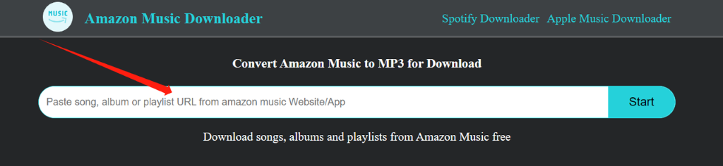 Amazon Music Link einfügen