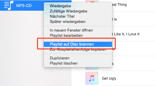 Amazon Music Titel auf CD brennen mit iTunes