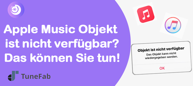 Apple Music Objekt ist nicht verfügbar