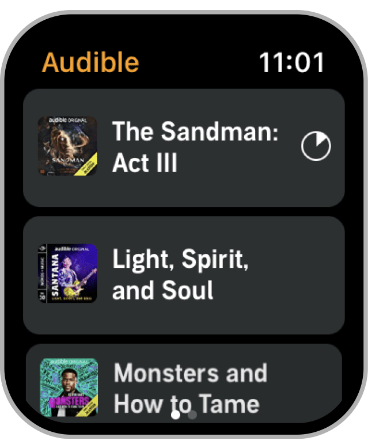  Audible auf Apple Watch 