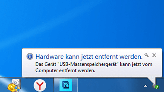 Hardware sicher entfernen