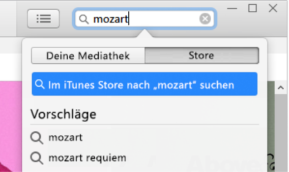 Musik im iTunes Store auf PC kaufen