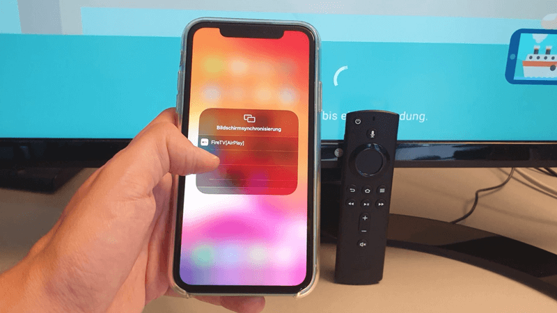 Screen Mirroring von iPhone auf Fire TV