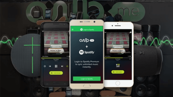 Spotify auf mehreren geräten mit AmpMe wiedergeben