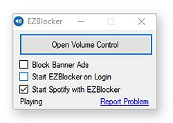 starten Spotify mit EZBblocker