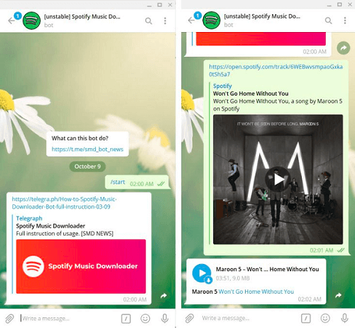 Spotify Playlist Download Telegram Bot