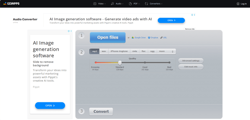 123APPS Online Audio Converter
