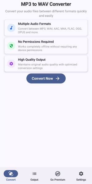 MP3 to WAV Converter Android