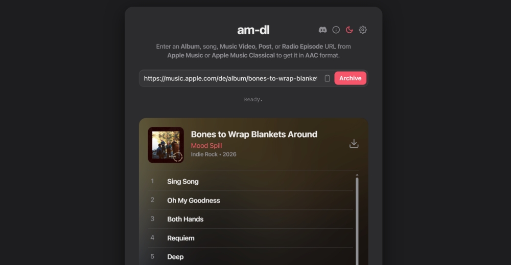 am-dl Apple Music Downloader