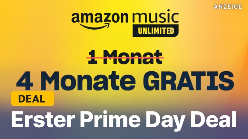 Amazon Music 4 Monate kostenlos mit Prime