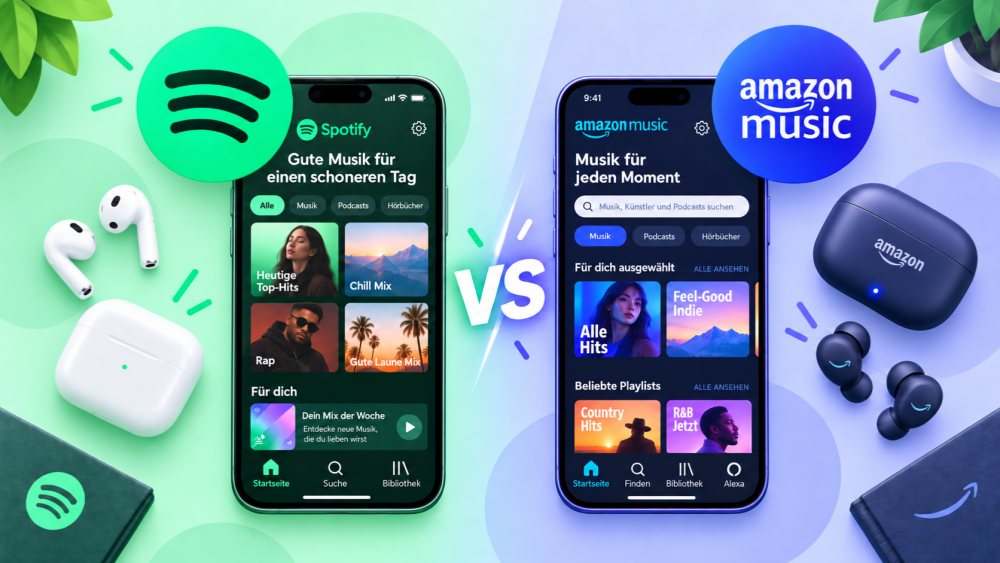 Amazon Music oder Spotify