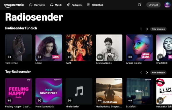 Amazon Music Radiosender