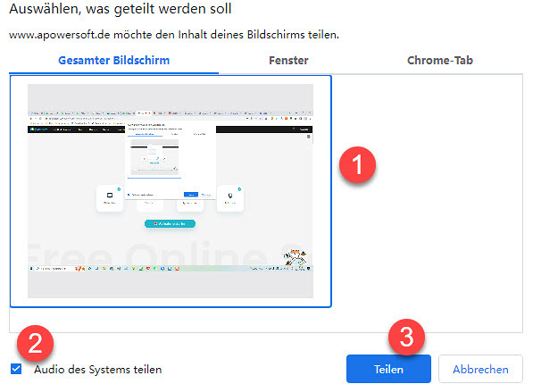 Amazon-Music-Tab mit Audio teilen
