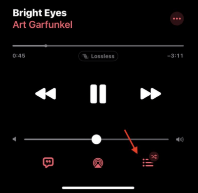 Apple Music Autoplay-Symbol