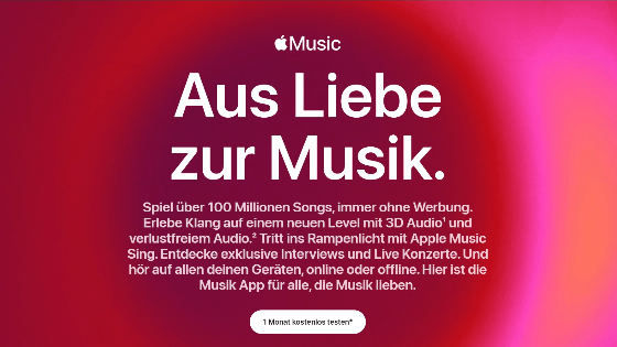Apple Music gratis testen