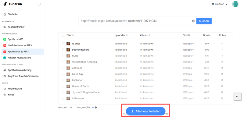 Apple Music mit Online-Converter offline herunterladen