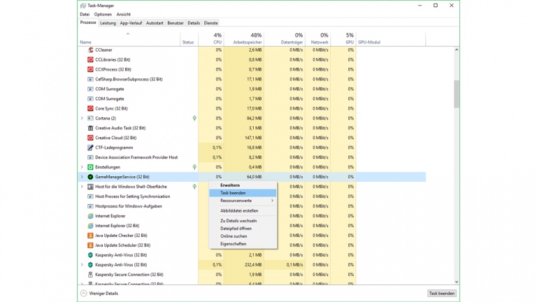 Audio-Konflikte mit anderen Programmen schließen