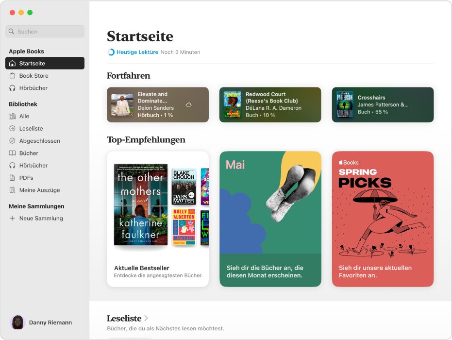 „Bücher“-App auf Ihrem Mac