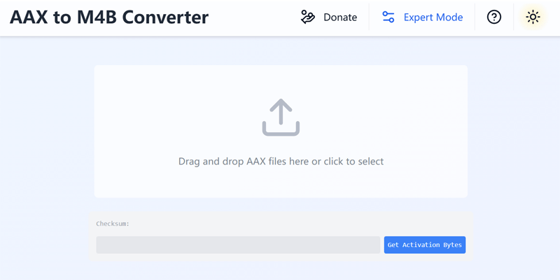 Checksum AAX to M4B Converter