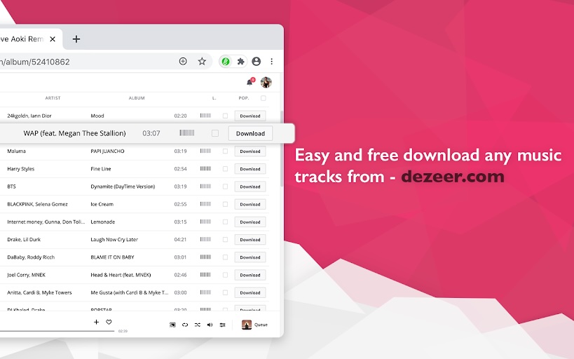 Deezer Musik herunterladen