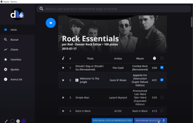 Deezer Musik in Deemix Download