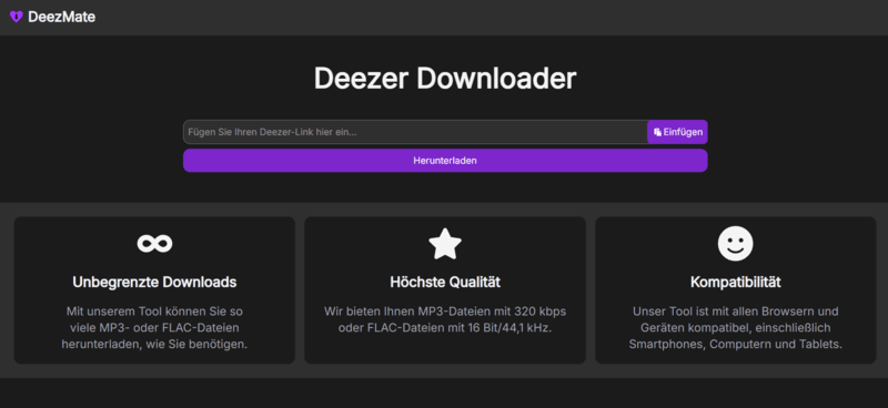 DeezMate Online Deezer Downloader