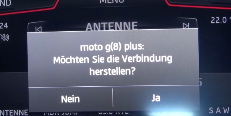 Die Kopplung bestätigen
