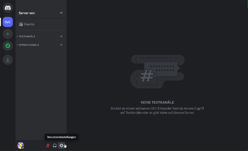 Discord Einstellungen gehen