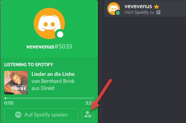 Discord mit Freunden Musik hören