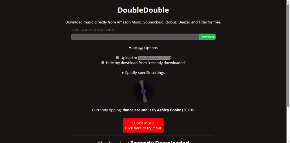 DoubleDouble Amazon Music Converter Online testen