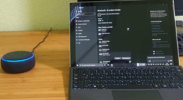 Echo mit PC Musik abspielen