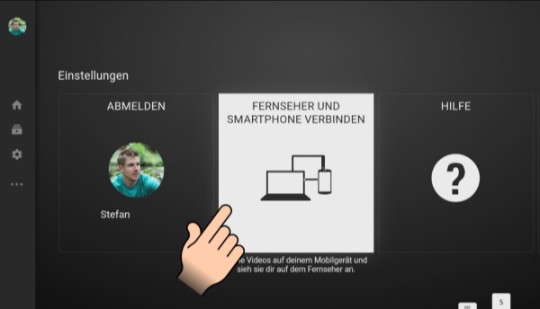 Fernseher und Smartphone vebinden