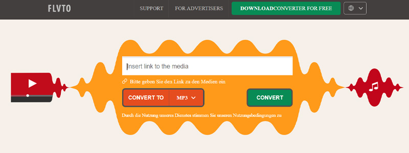 Flvto YouTube Music to MP3 Downloader Online