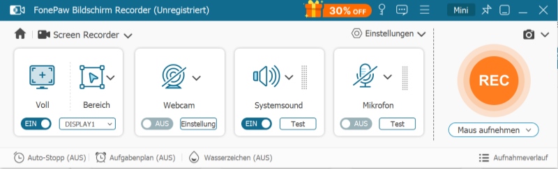 FonePaw Bildschirm Recorder neueste Version